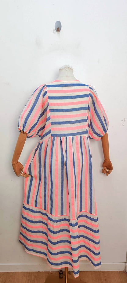 Women's Long Striped Summer Dress