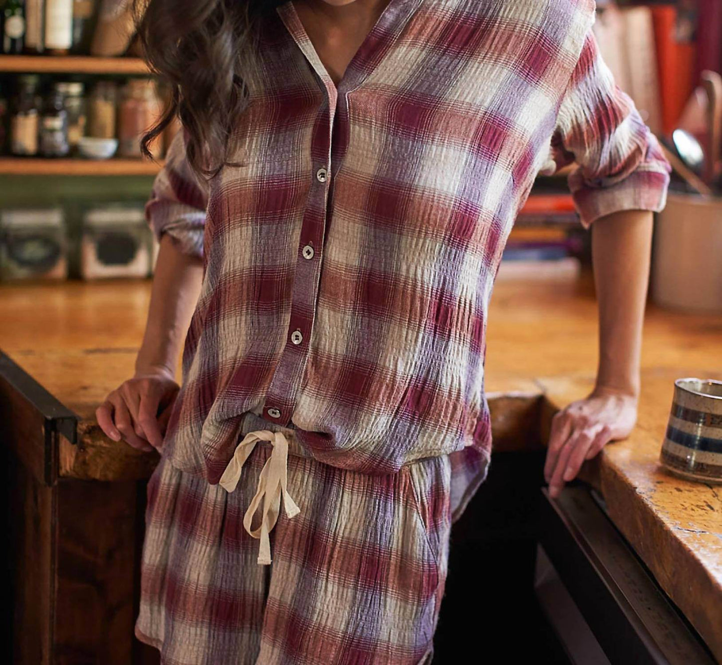 LVHR - Nikki Button Up Top - Rack Hunt