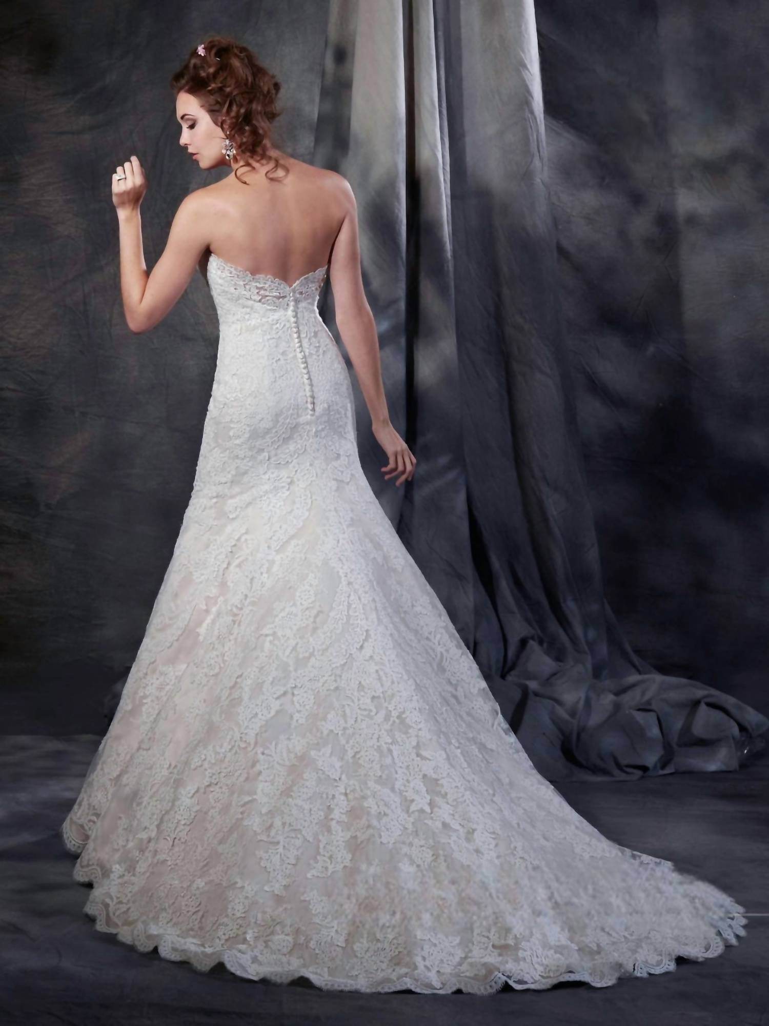 Karelina Sposa - Trumpet Fit And Flare Dress - Rack Hunt -
