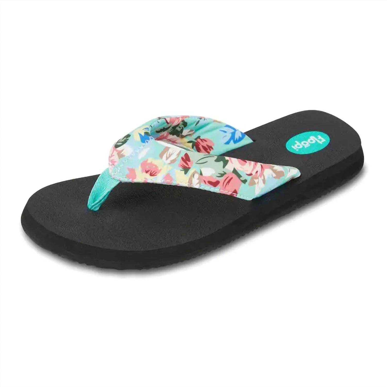 Floopi - Women's Isabella Yoga Mat Floral Flip Flop - Rack Hunt -