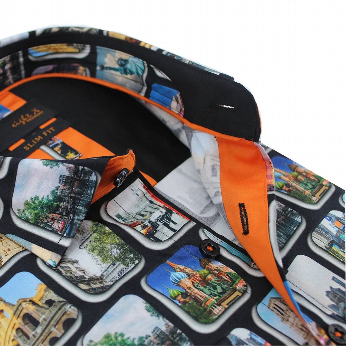 Travel Destination Button Down Shirt