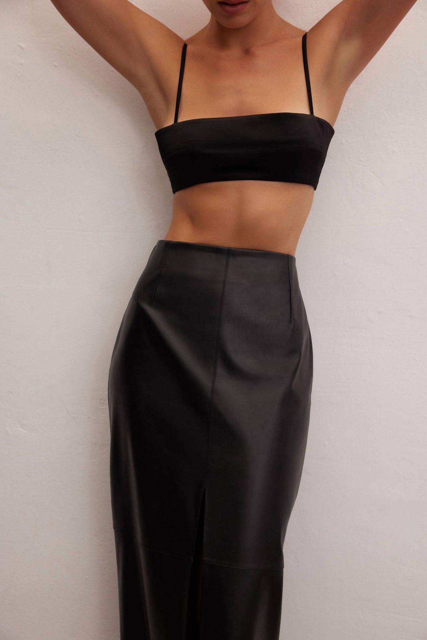 Leather Maxi Skirt