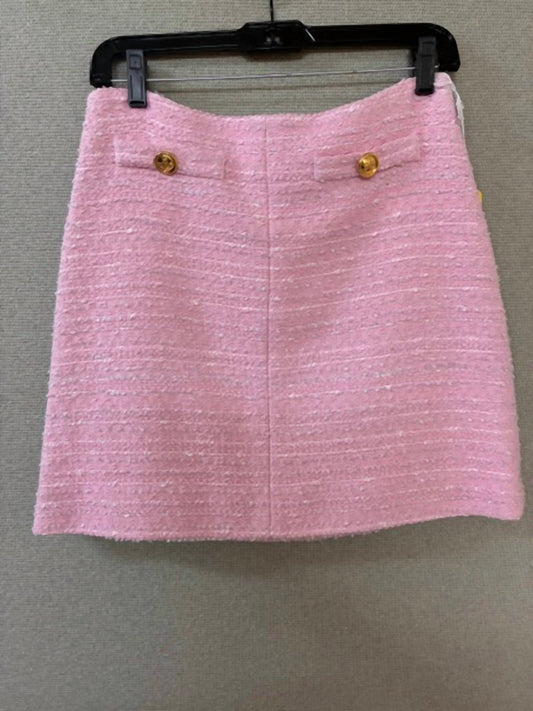 Women's Aline Tweed Skirt But Front Pockets