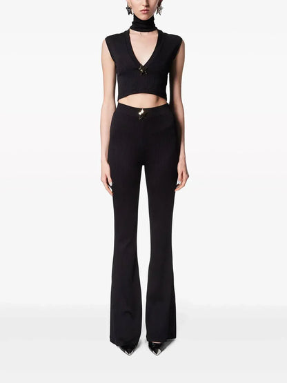 AREA - Star Stud Flare Pants - Rack Hunt