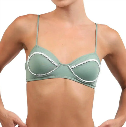 Sea Salt - Lime Bikini Top - Rack Hunt