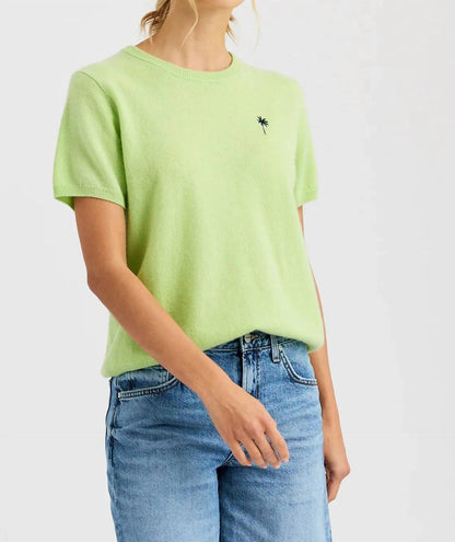 Jojo Cashmere Embroidered Tee
