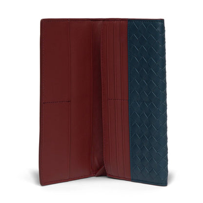 Women's Intrecciato Long Leather Wallet