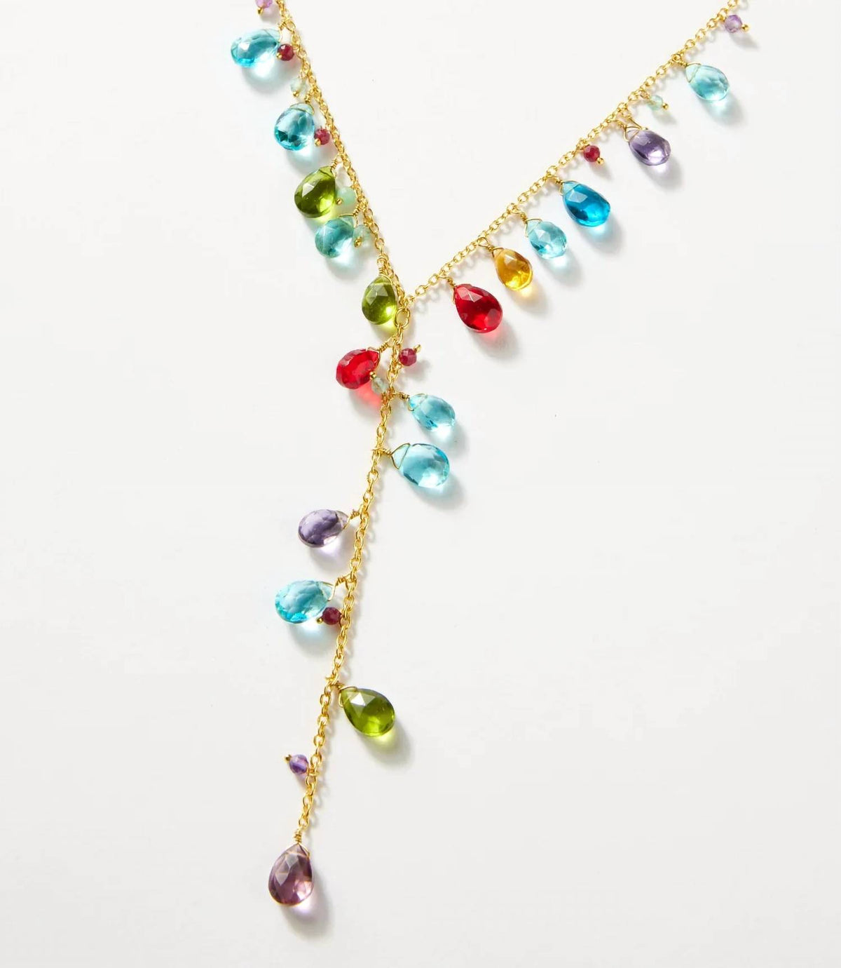 Women's Gemstone Lariat Necklace