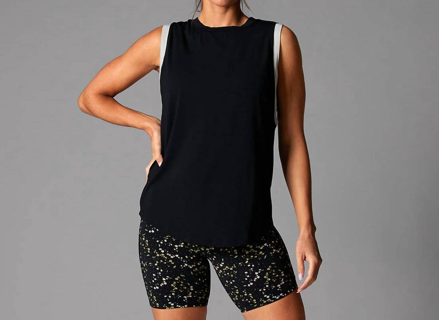 High Neck Muscle Tank
