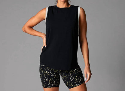 High Neck Muscle Tank