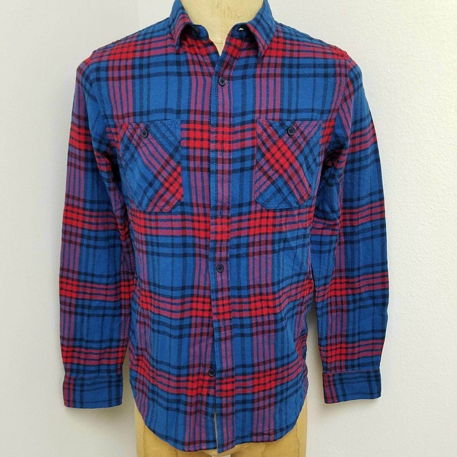 American Rag Cie - Men's Long-sleeve Plaid Shirt - Rack Hunt -