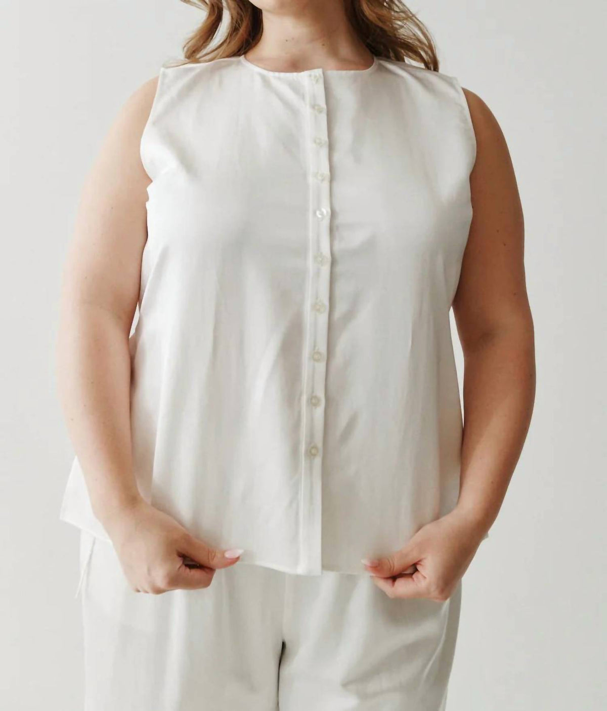 SATIN LINEN TUNIC