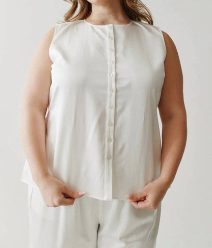 SATIN LINEN TUNIC
