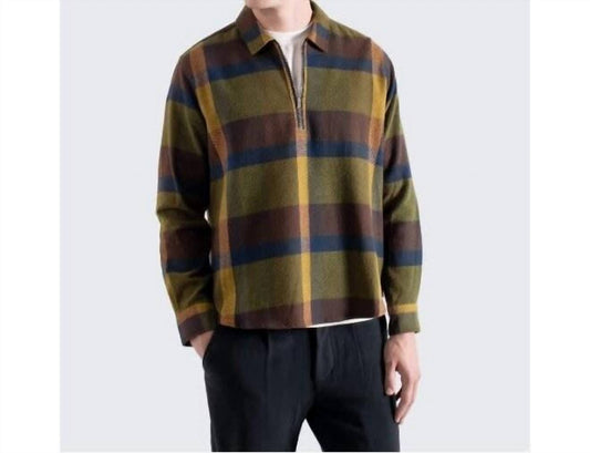 Half-zip Day Flannel Shirt