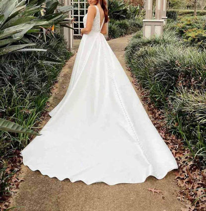 Essence of Australia - Elegant A-line Wedding Dress - Rack Hunt