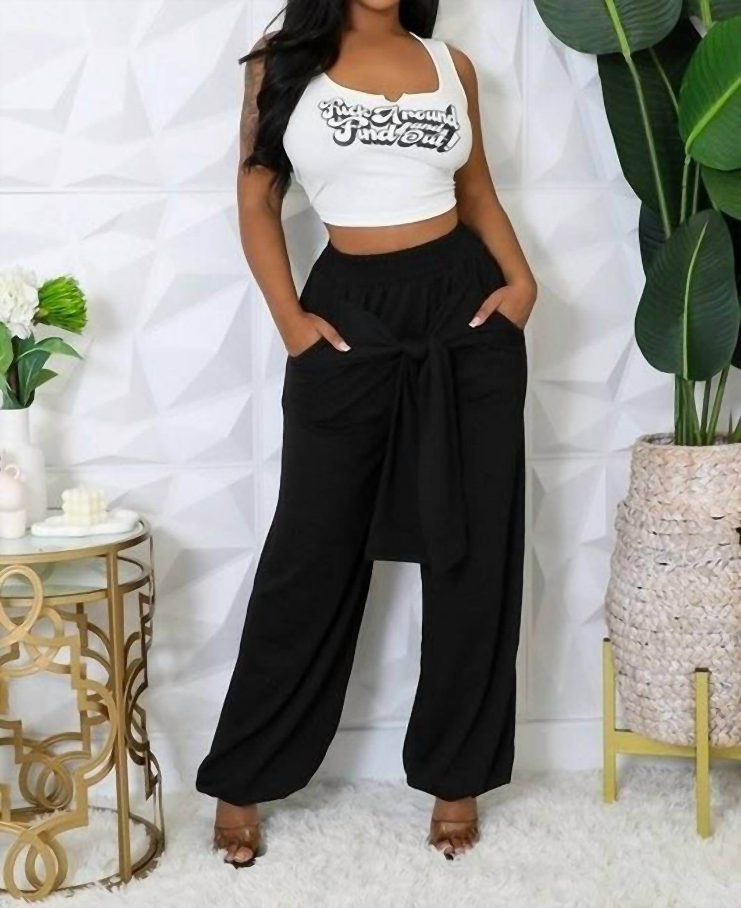 Little Secret Of Mine - Women's High Waisted Pants - Rack Hunt
