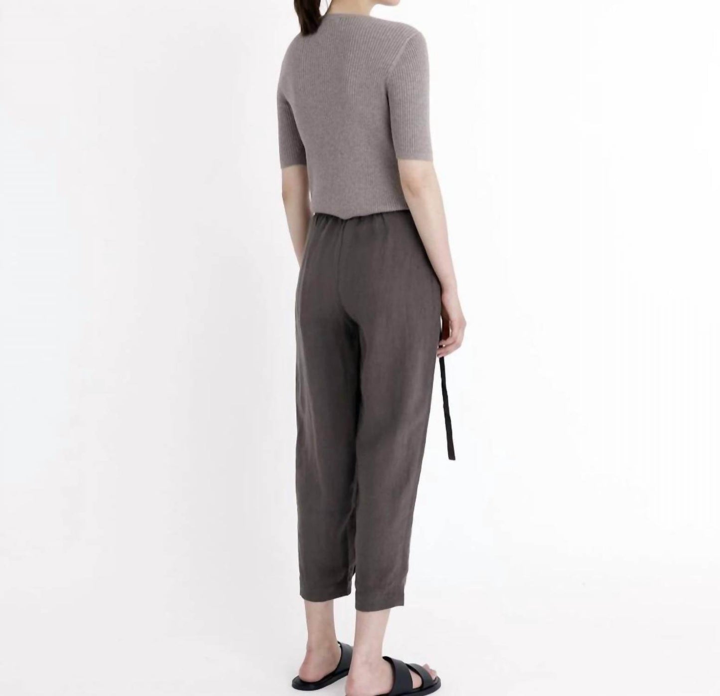 7115 by SZEKI - Ribbed Short Sleeve Top - Rack Hunt