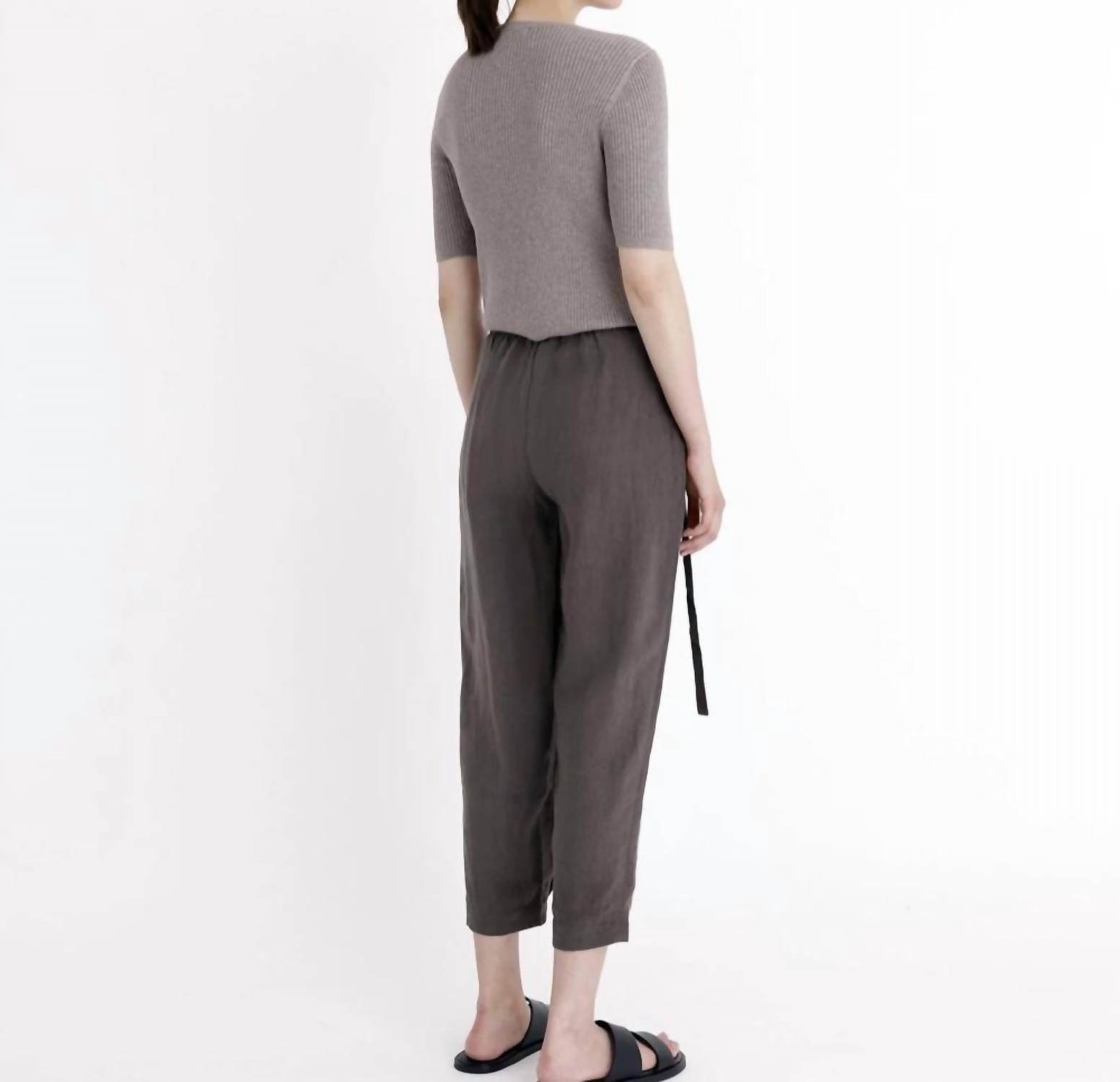 7115 by SZEKI - Ribbed Short Sleeve Top - Rack Hunt