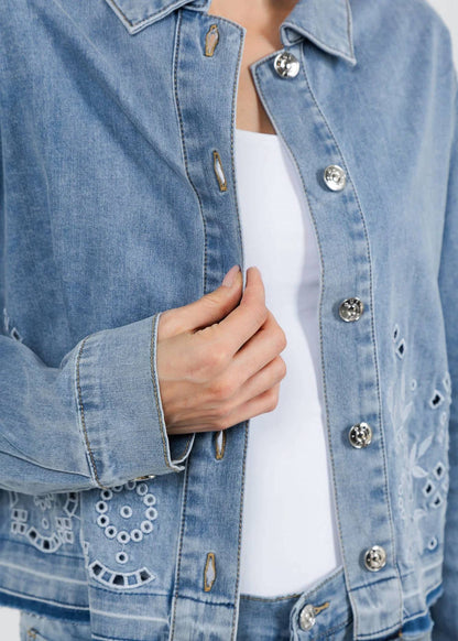 Embroidered Denim Jacket