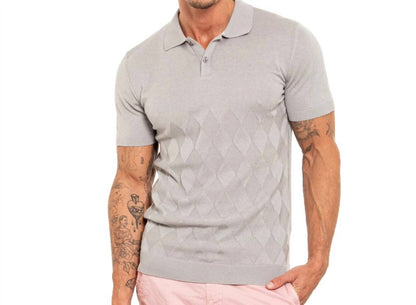 Argle Knit Polo