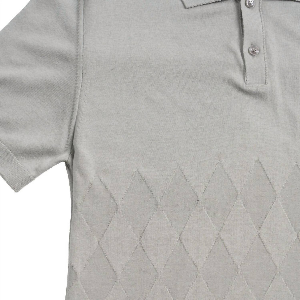 Argle Knit Polo