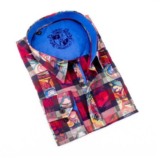Button Down Print Shirt