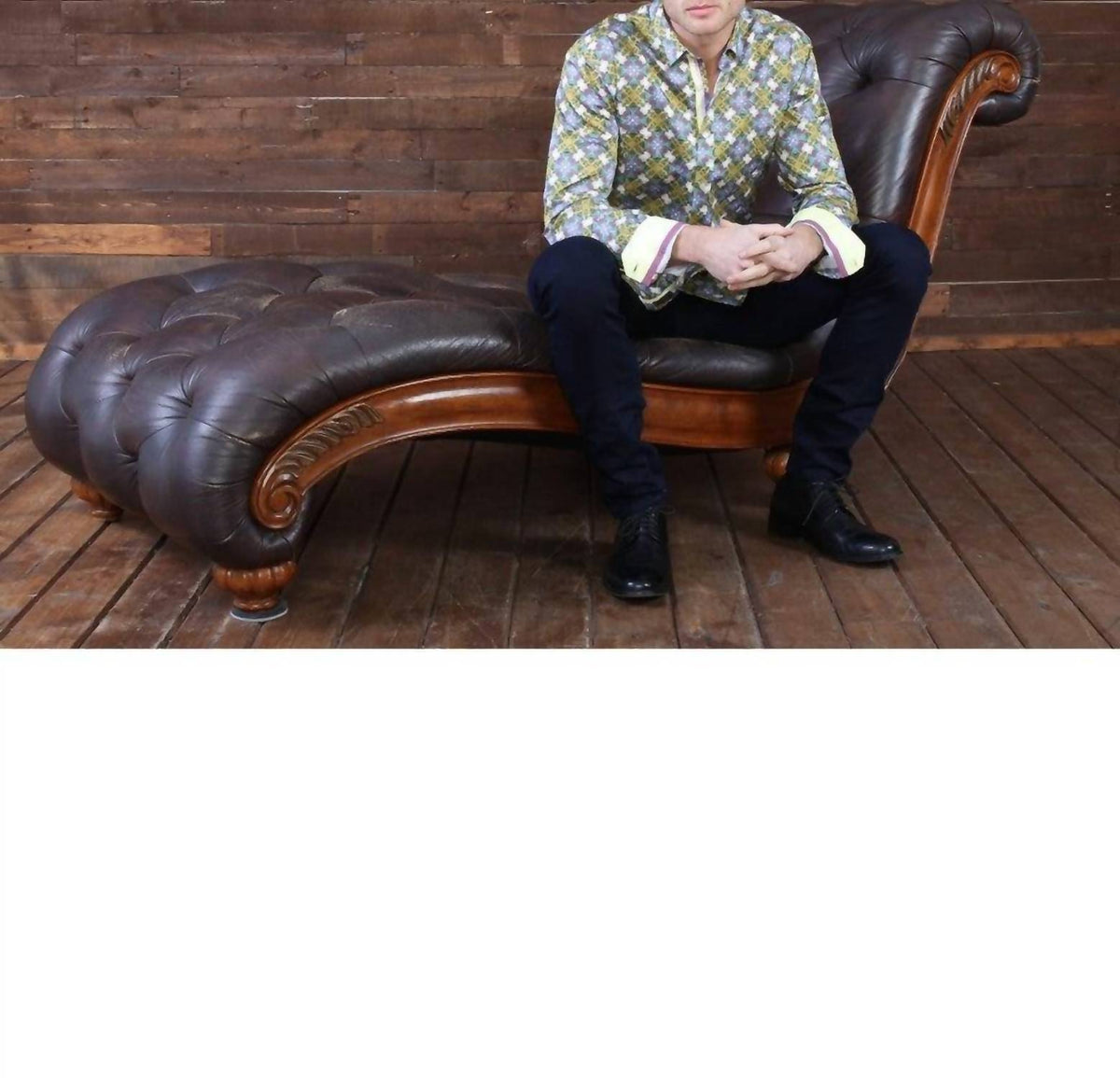 Pattern Button Down Shirt