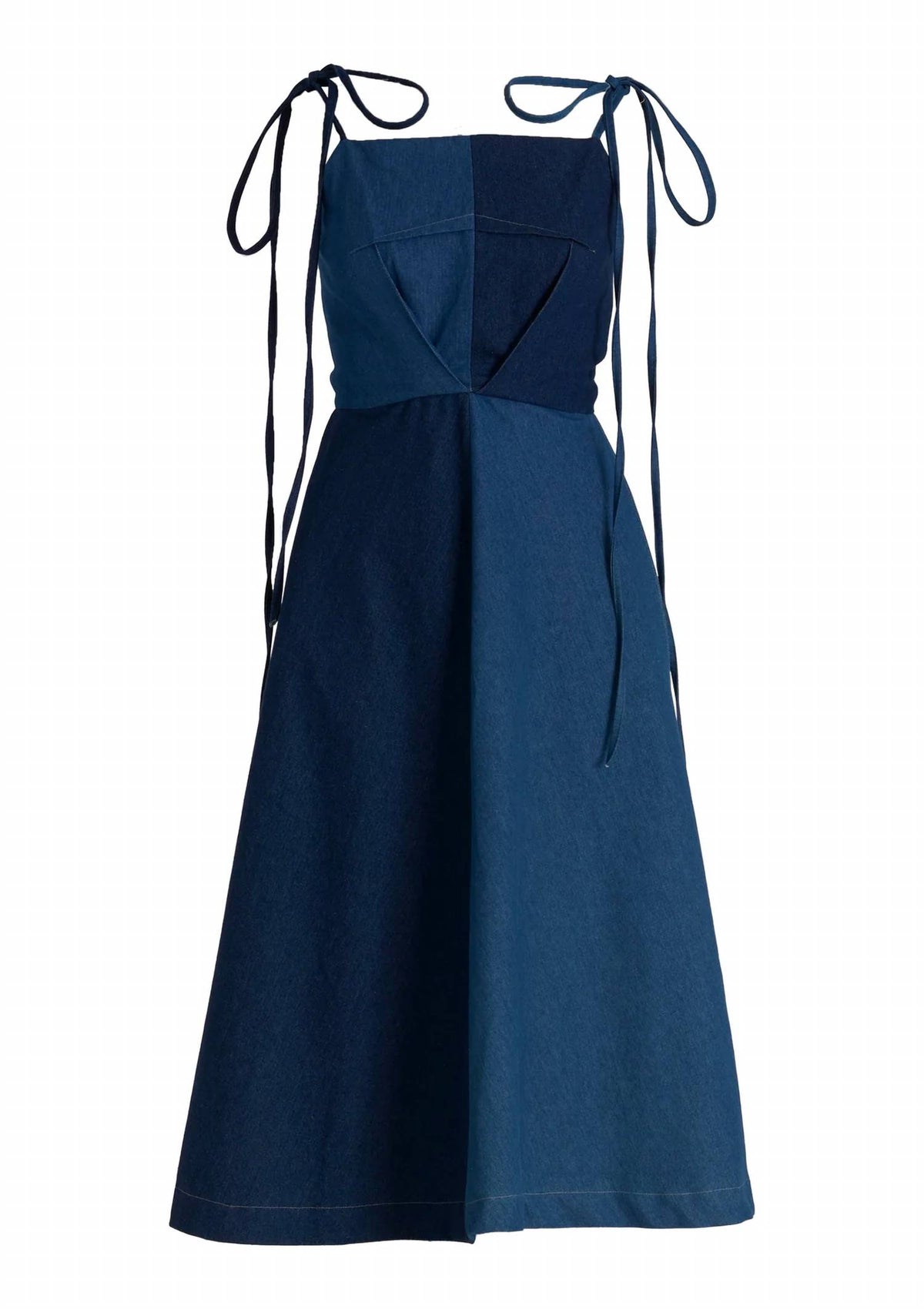 Half-half Midi Dress