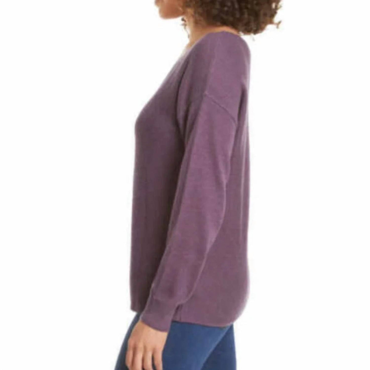 Ribbed V-neck Sweater