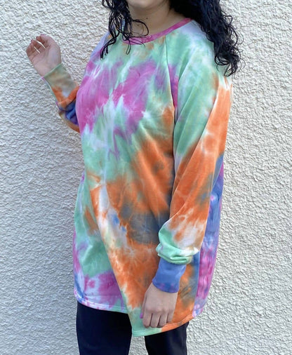 Tie Dye Raglan Tunic