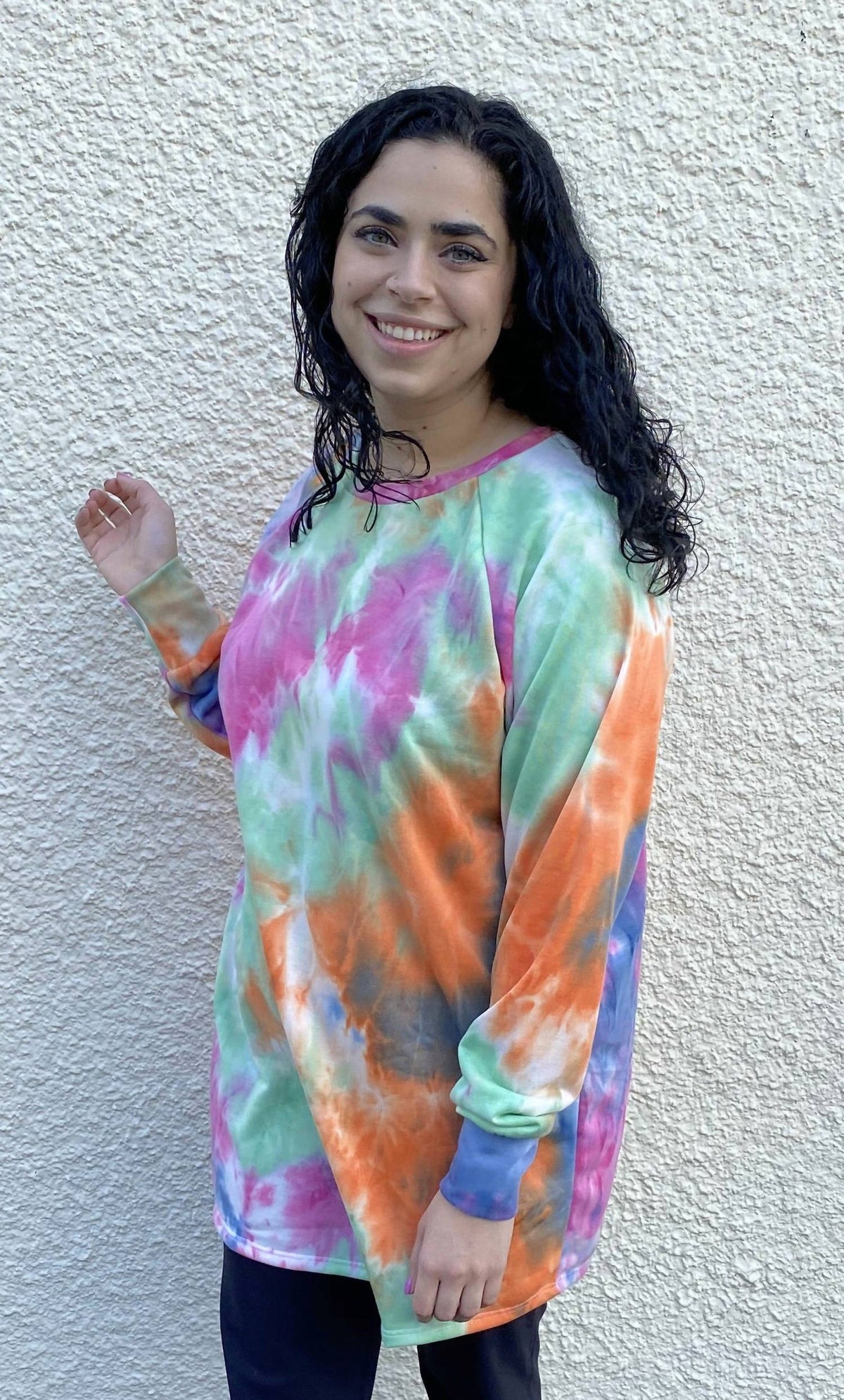 Tie Dye Raglan Tunic