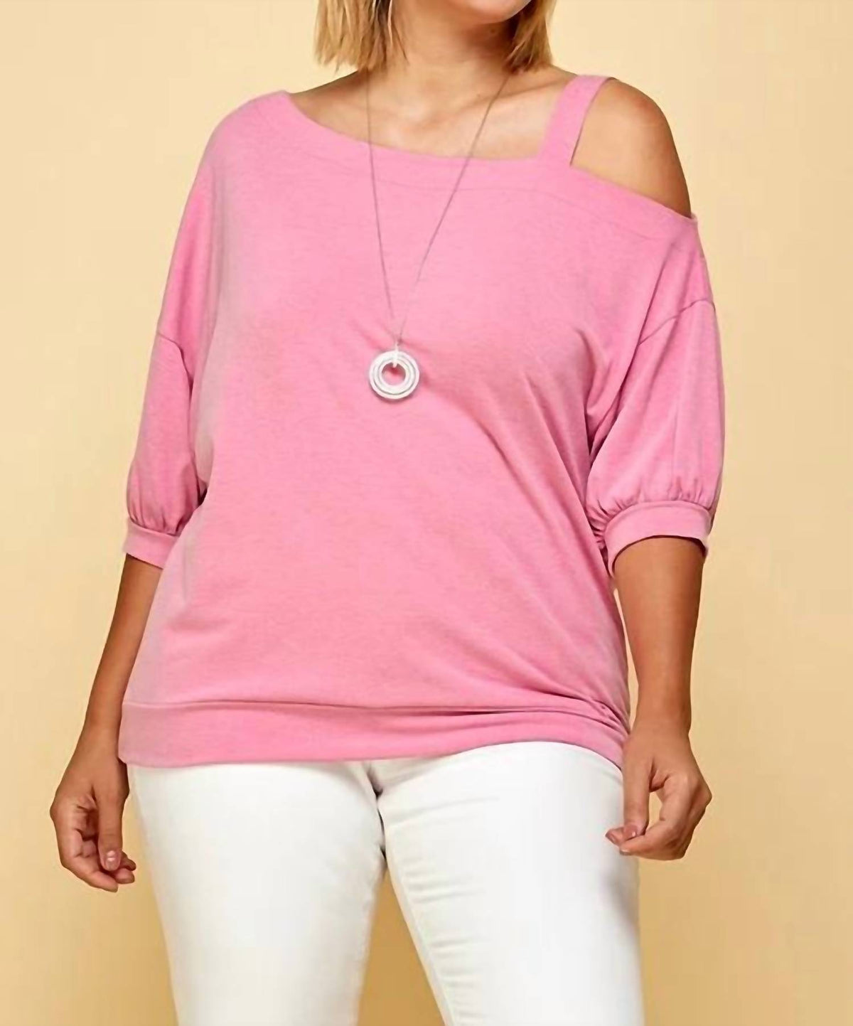 Pretty In Pink Top - Plus
