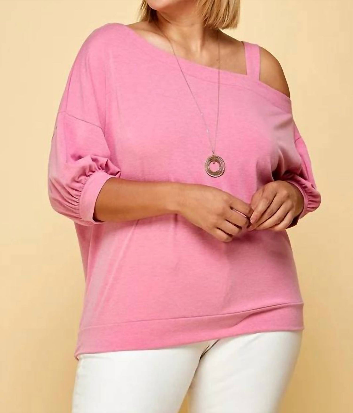 Pretty In Pink Top - Plus
