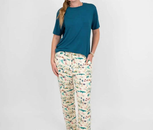 Coral Reef Bamboo Relaxed Lounge Pajama Pants