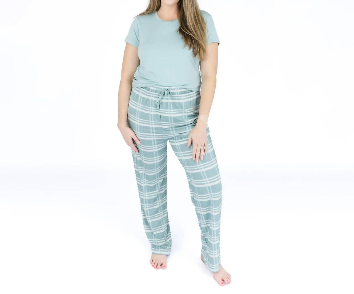 Plaid Relaxed Bamboo Lounge Pajama Pants