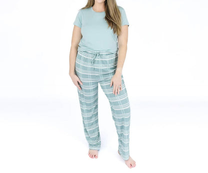 Plaid Relaxed Bamboo Lounge Pajama Pants