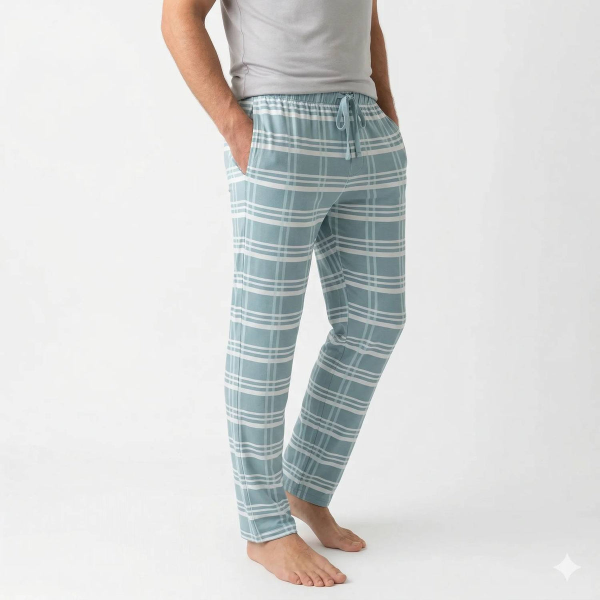 Plaid Relaxed Bamboo Lounge Pajama Pants