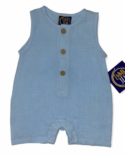 Boys Jett Muslin Shortall Romper