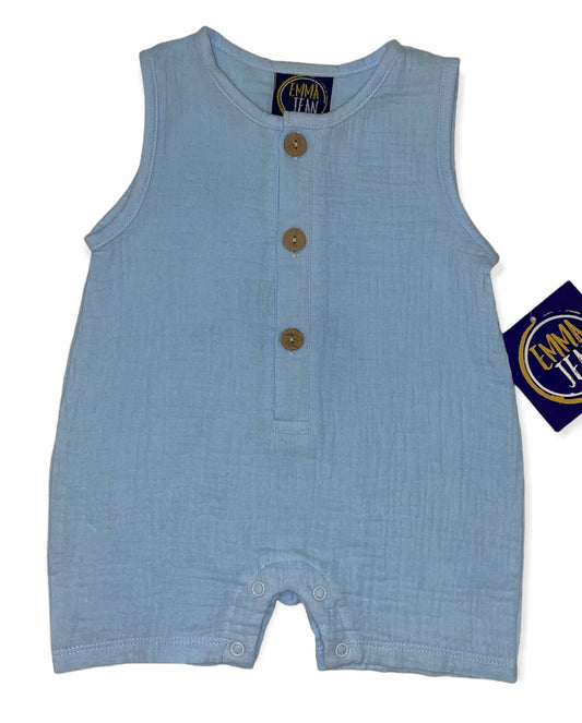 Boys Jett Muslin Shortall Romper