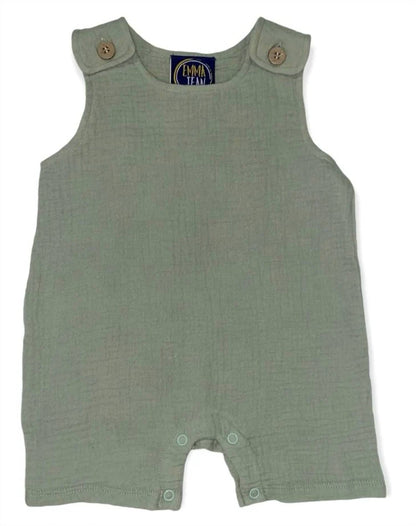Boys Jett Ribbed Shortall Romper