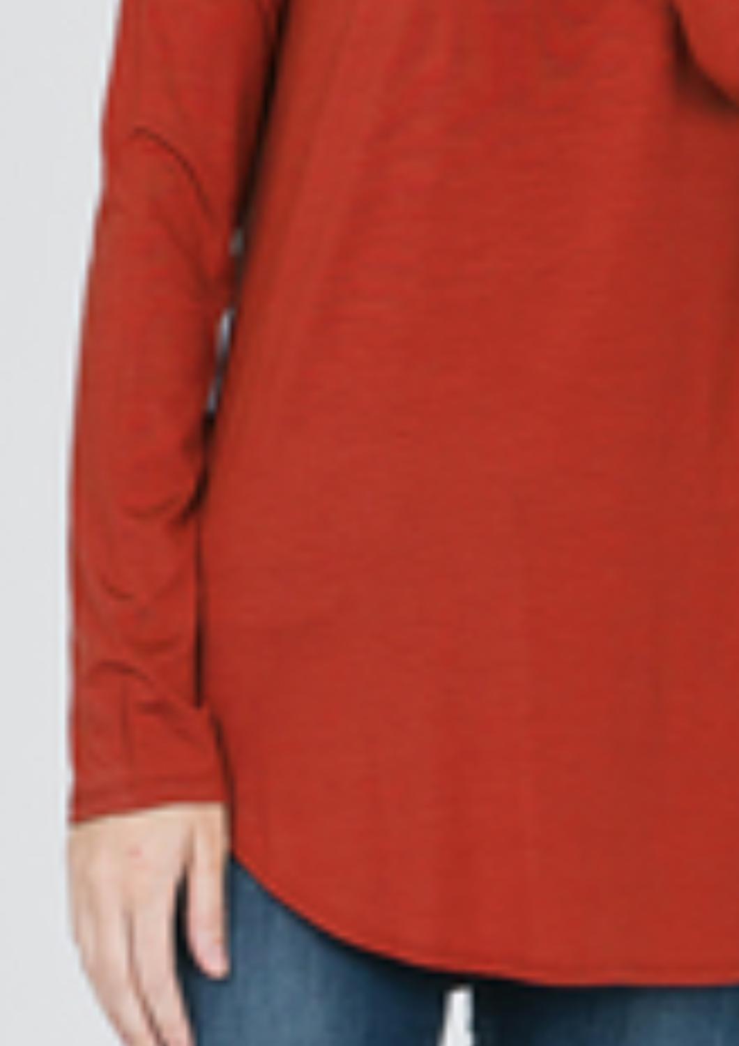 Modal Long Sleeve Round Neck Top