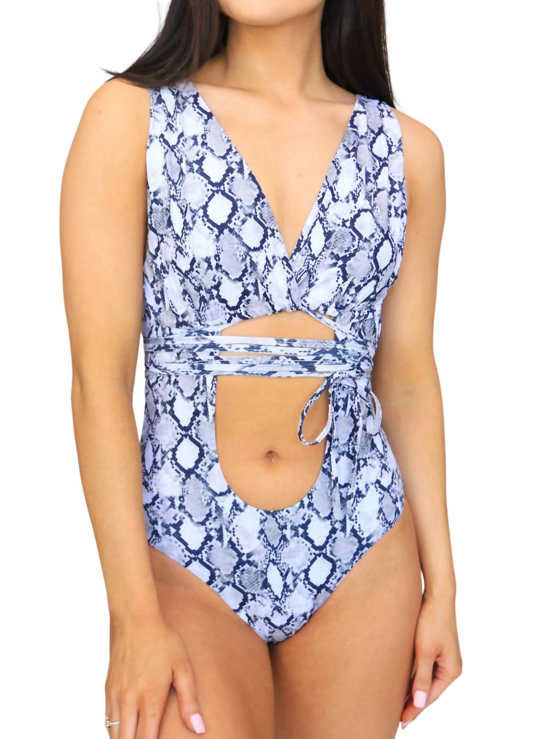 Written in the Sand One-Piece Swimsuit