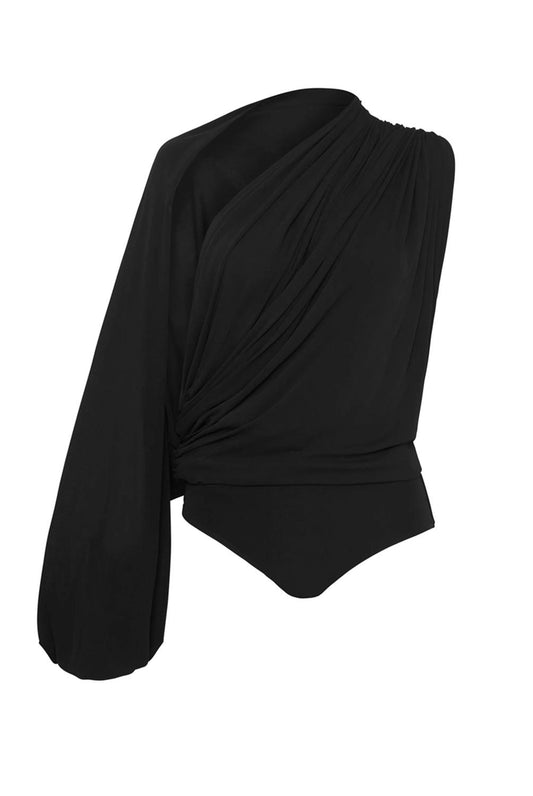 WOMEN'S GOSSAMER DRAPE BODYSUIT
