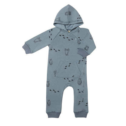 Boy's Parker Yeti Hooded Romper