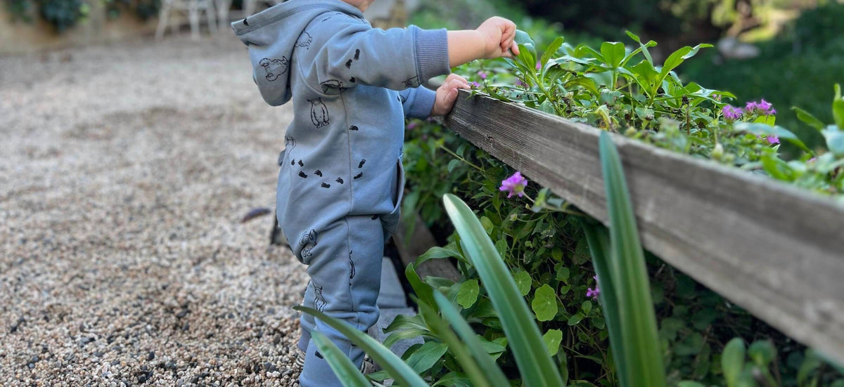 Boy's Parker Yeti Hooded Romper