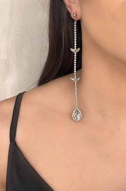 Women's Mix It Up Crystal Asymmetrical Earrings