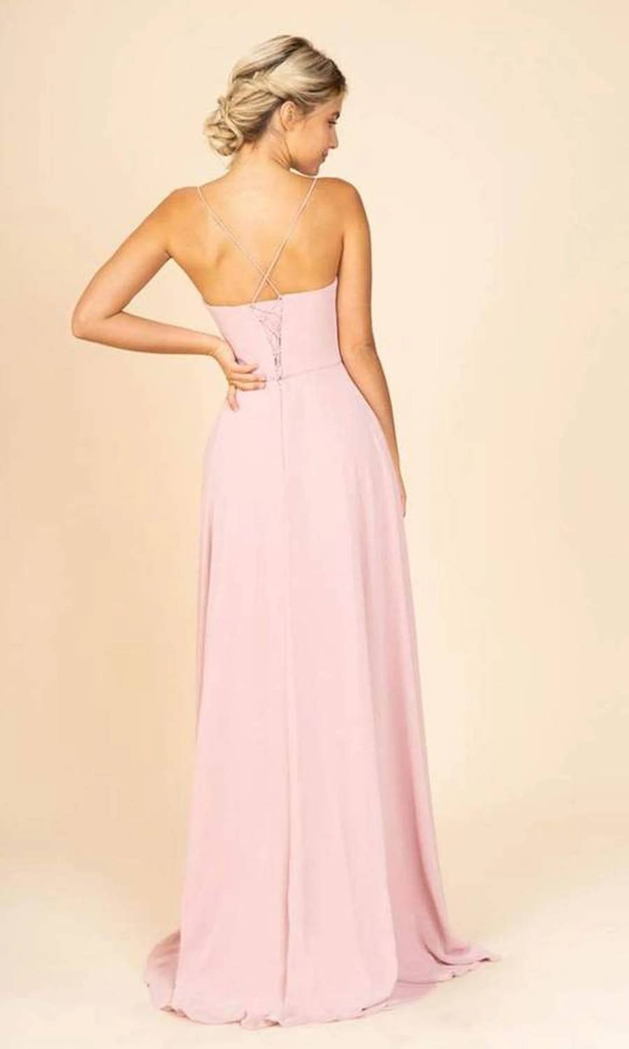 Straight Across A-line Maxi Dress