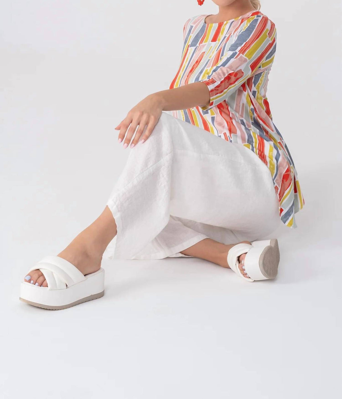 Women's Shark Bite Tunic Top
