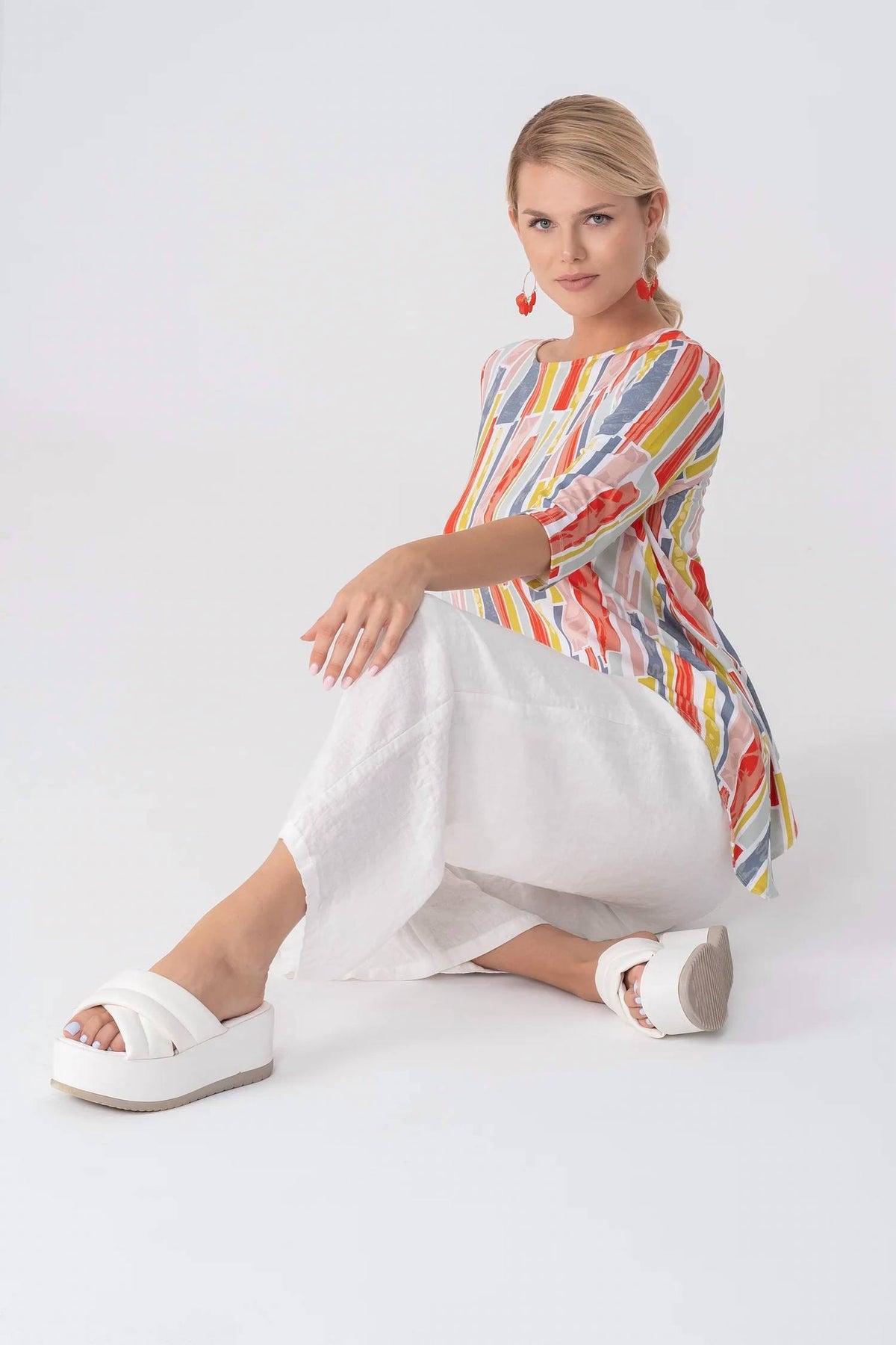 Women's Shark Bite Tunic Top