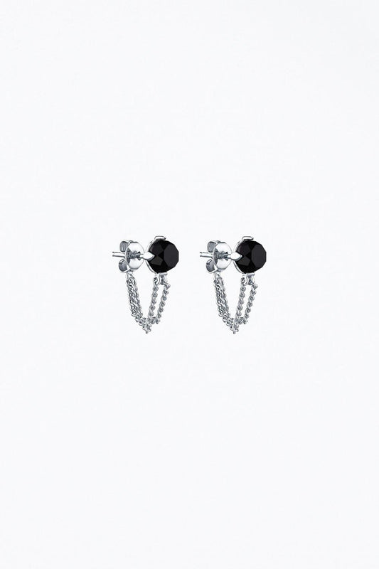 EVA GEMSTONE CHAIN WRAP EARRINGS